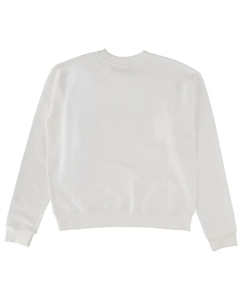 Marni Logo Cotton Sweatshirt — White White