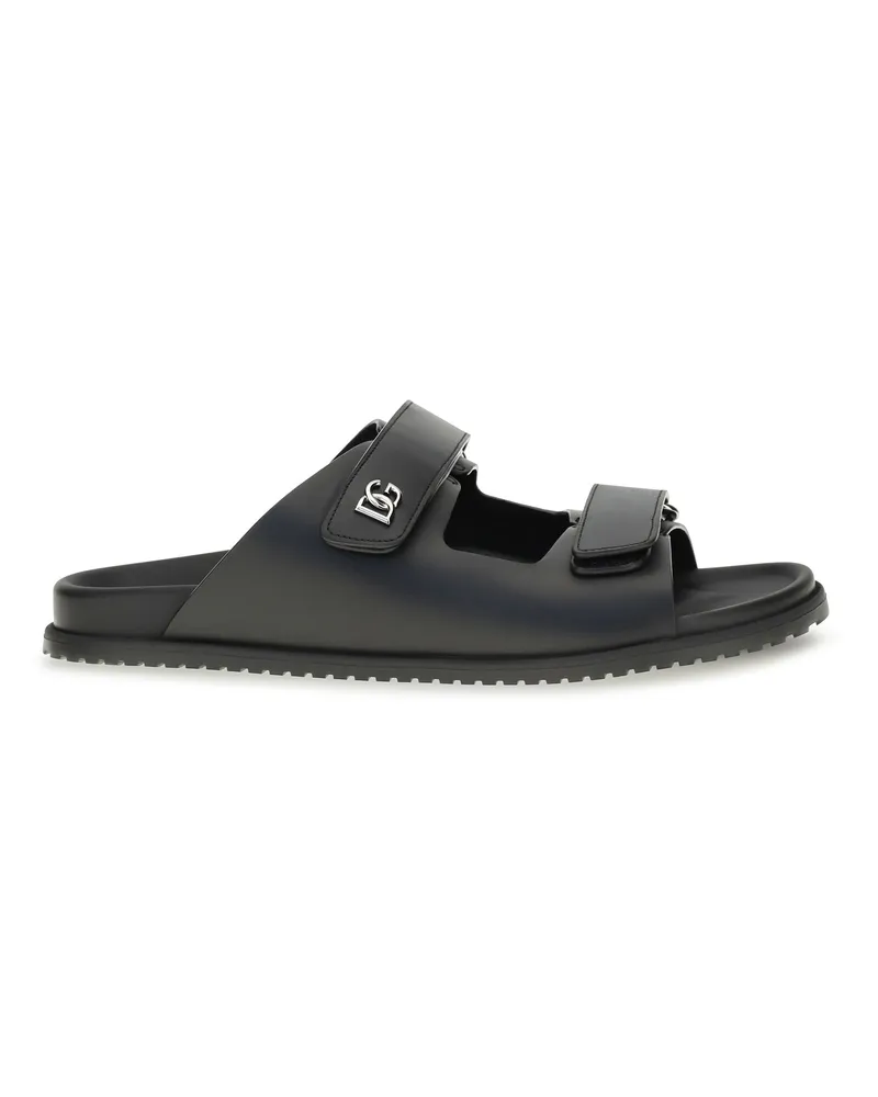 Dolce & Gabbana Men's Sandals Calfskin Black Black