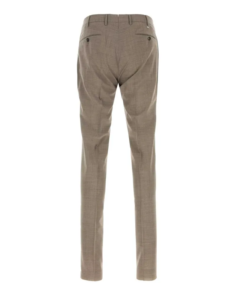PT TORINO Men's Cappuccino Stretch Wool Pant 0100 Pantaloni Beige