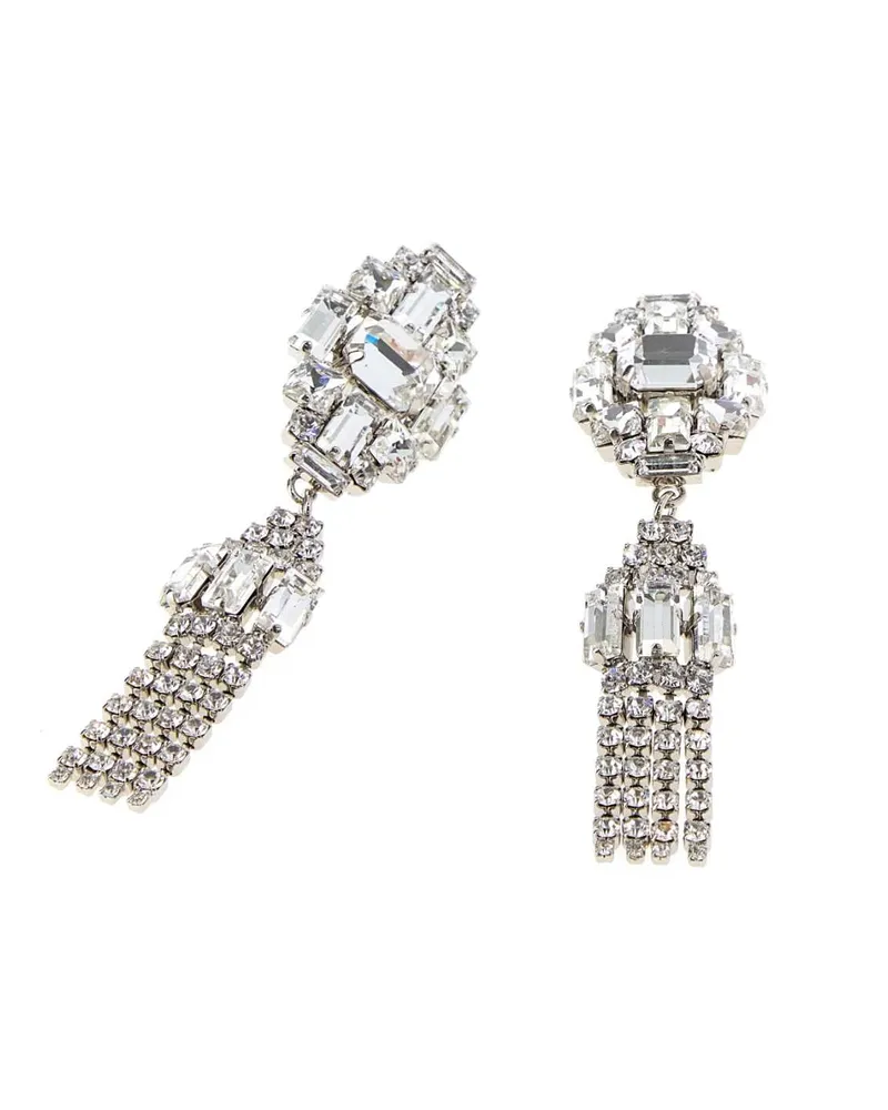 Alessandra Rich Earrings Earrings — Silver Silver