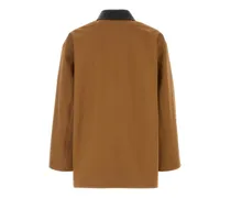 Men's Organic Cotton Trench Coat Brown