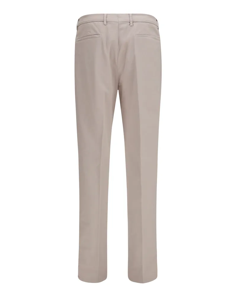 Brunello Cucinelli Men's Chino Pants Cotton Blend Beige Trousers Beige