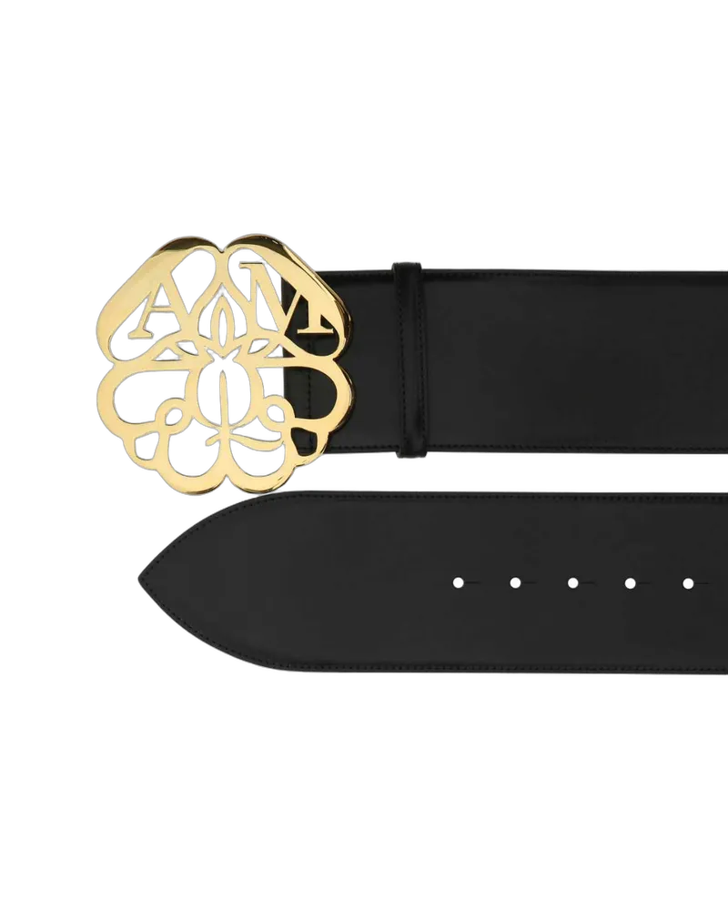 Alexander McQueen 1000 Cinture Belt Black
