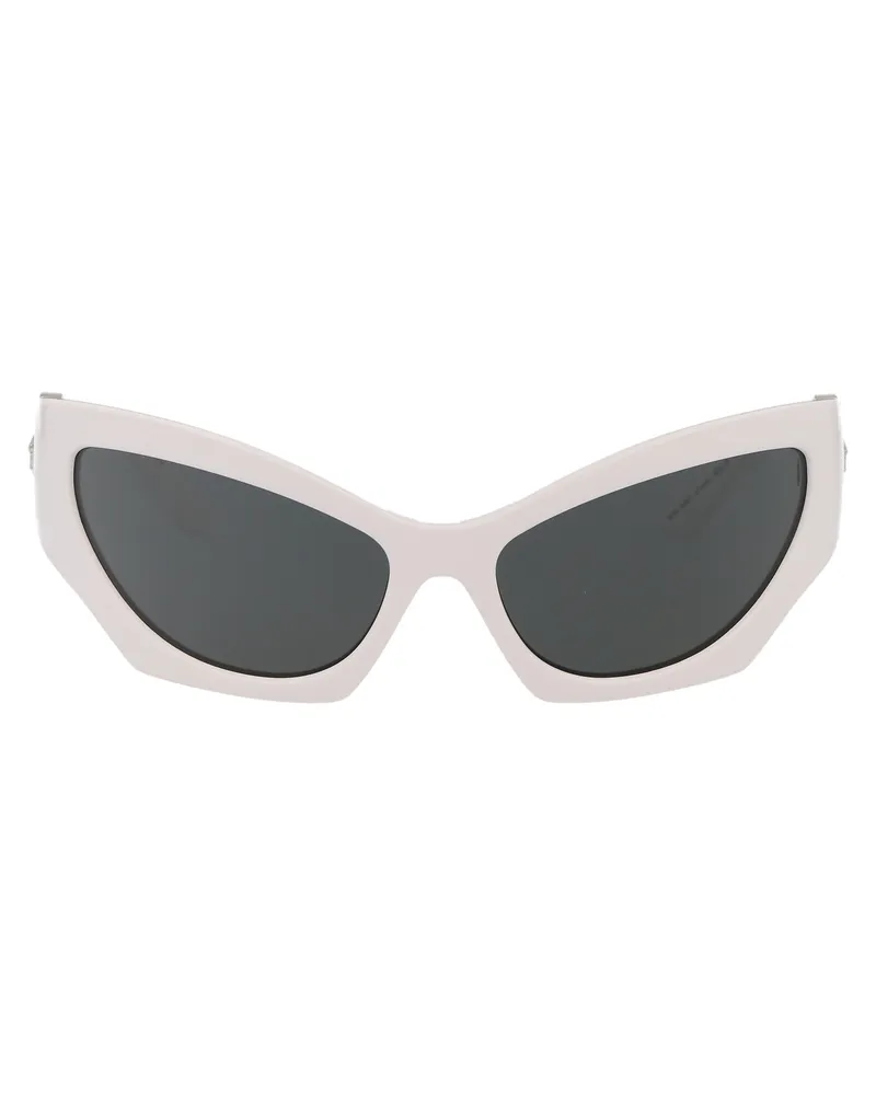 Versace 0VE4450 Cat-Eye Dark Lens Sunglasses — White White