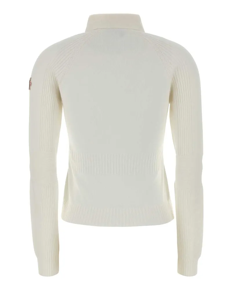Moncler Women White Knit Cardigan 034 Maglieria White