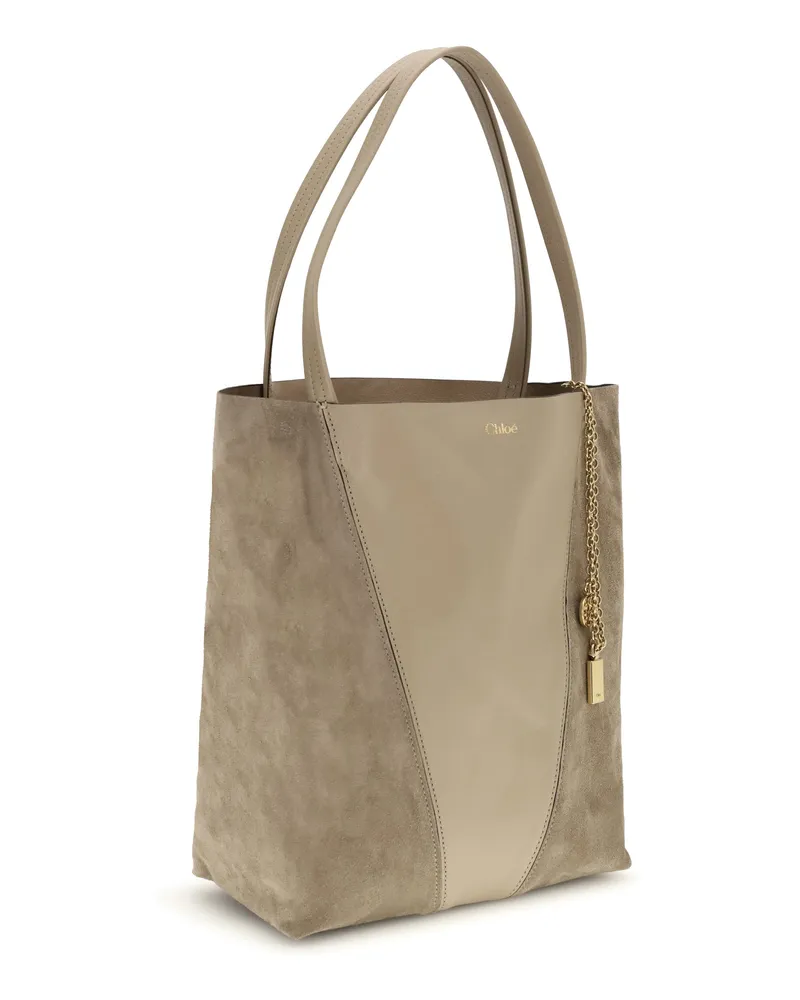 Chloé Women's Spin Shoulder Bag Boyish Brown Calf Leather Bos Taurus Brown