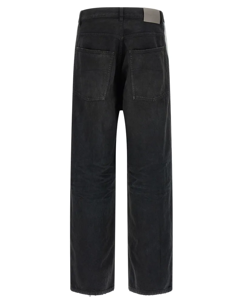 Balenciaga Men's Black Cotton Flared Jeans Clothing Black