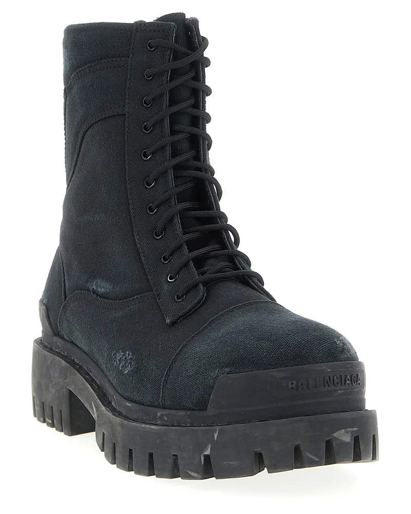 Balenciaga Combat Boot — Black Black