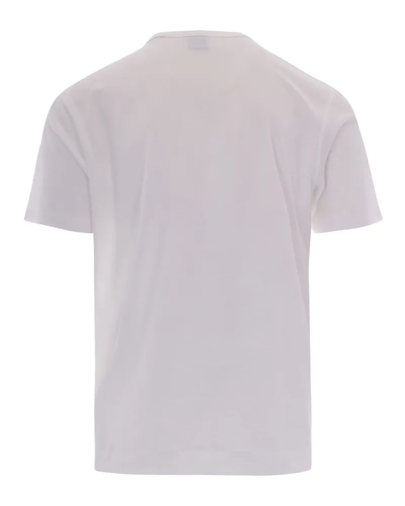 HUGO BOSS Lyocell Blend T-Shirt — White 