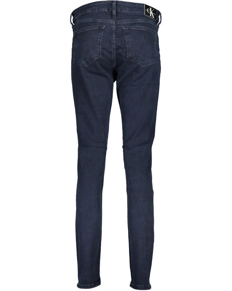 Calvin Klein Mid-Rise Skinny Jeans — Blue Blue