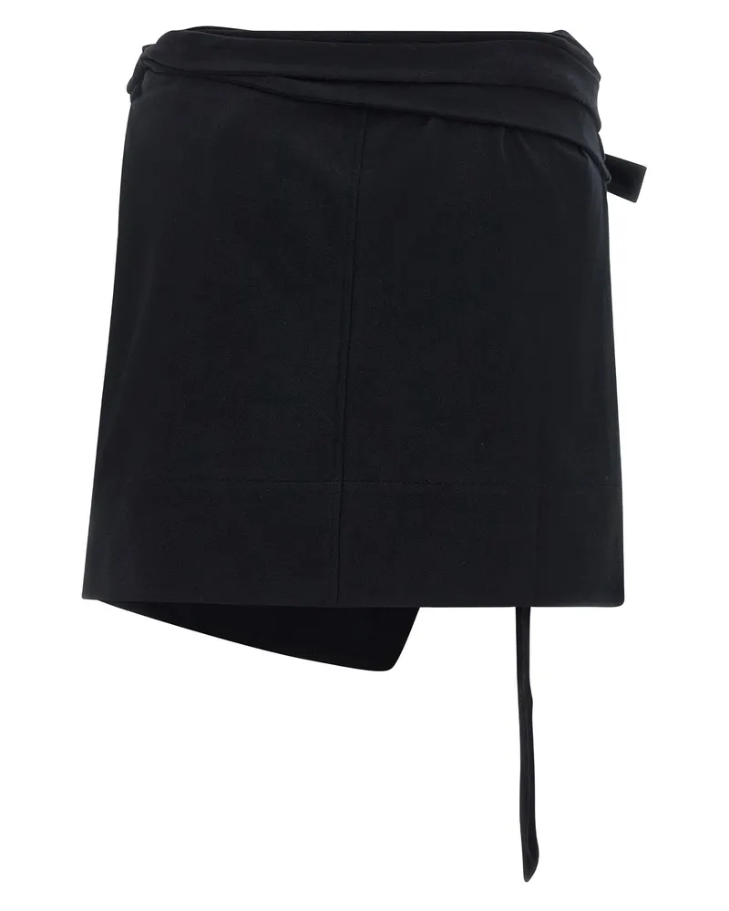 Isabel Marant Women's Black Cotton Long Skirt Black