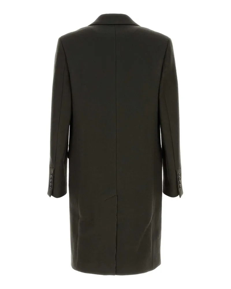 AMI Paris Anthracite Coat Gray