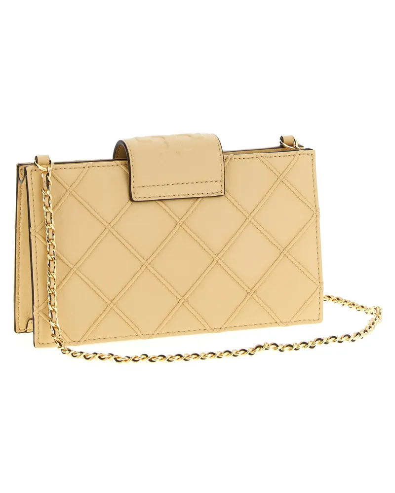 Tory Burch Fleming Wallet — Cream Cream
