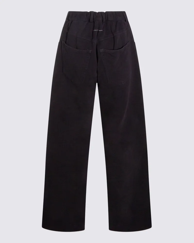 Maison Margiela Women's Jeans Black _100 % Co Black