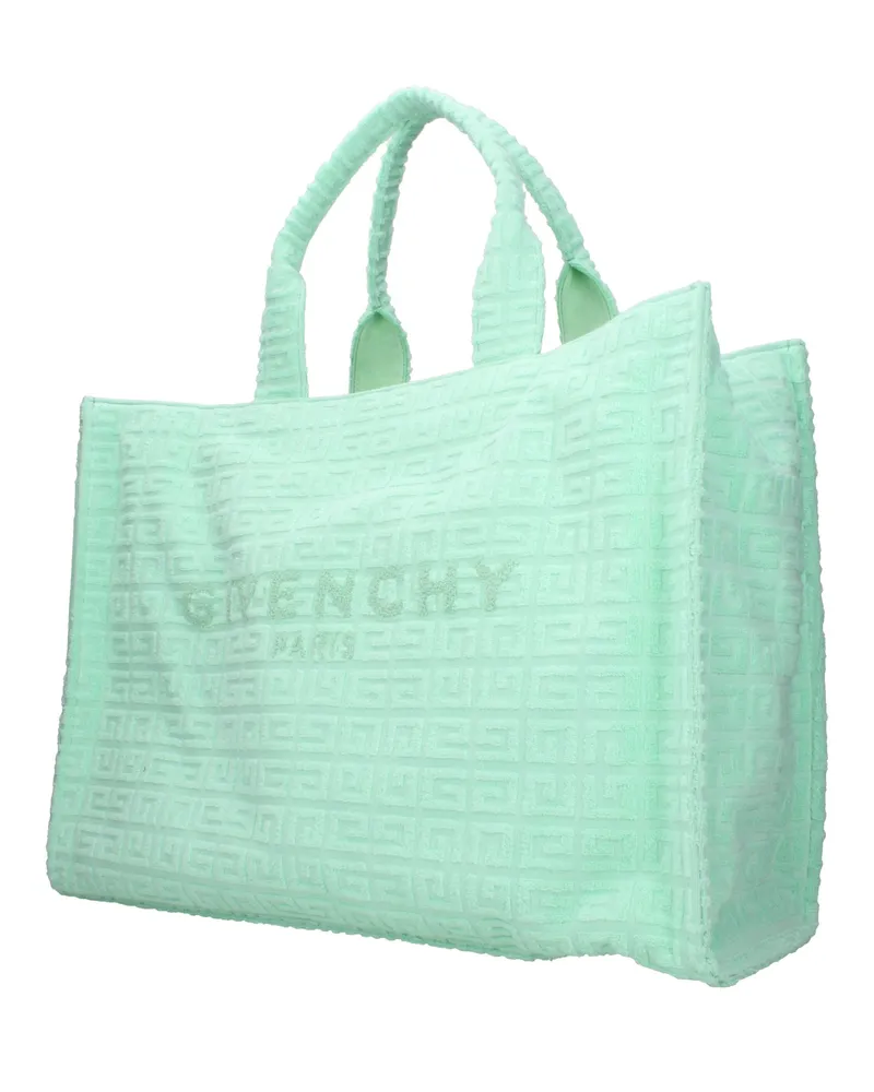 Givenchy Women's Green Fabric Handbag Bag Green