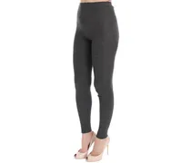 Women's Gray Cashmere Stretch Tights Clothing