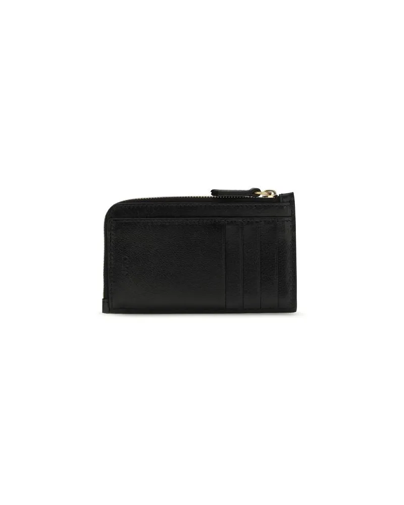 Chloé Women's Black Calf Leather Bos Taurus Wallet Black