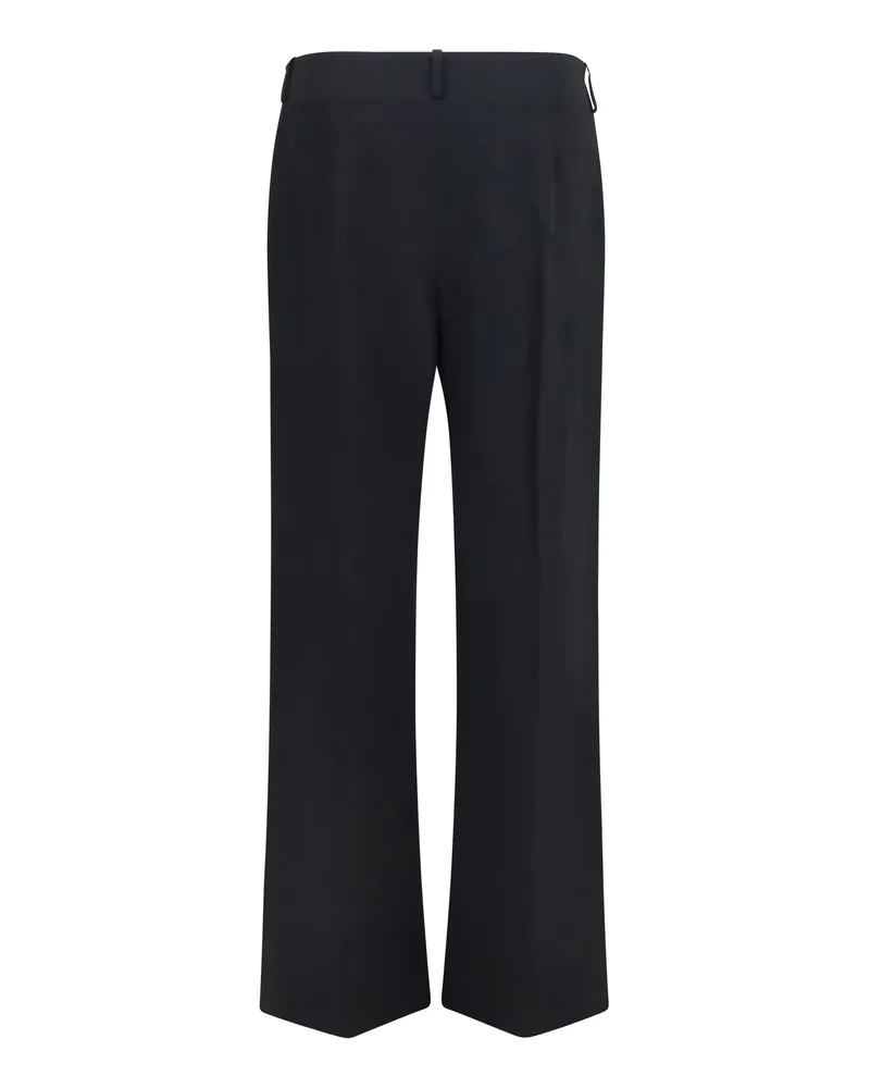 KHAITE Women's Grenare Pants Black Polyester; Linen Trousers Black