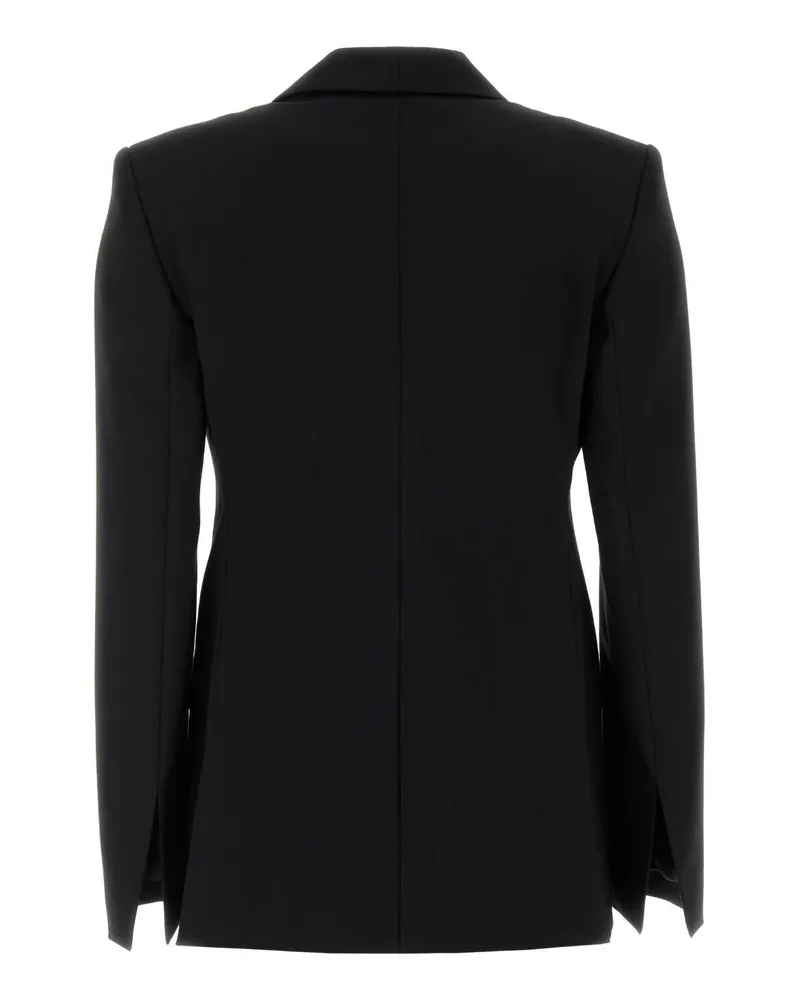 Alberta Ferretti Tailored Single-Button Blazer — Black Black