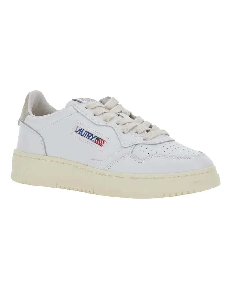 AUTRY Women's Low Top Sneakers Medalist White Leather Trainers White
