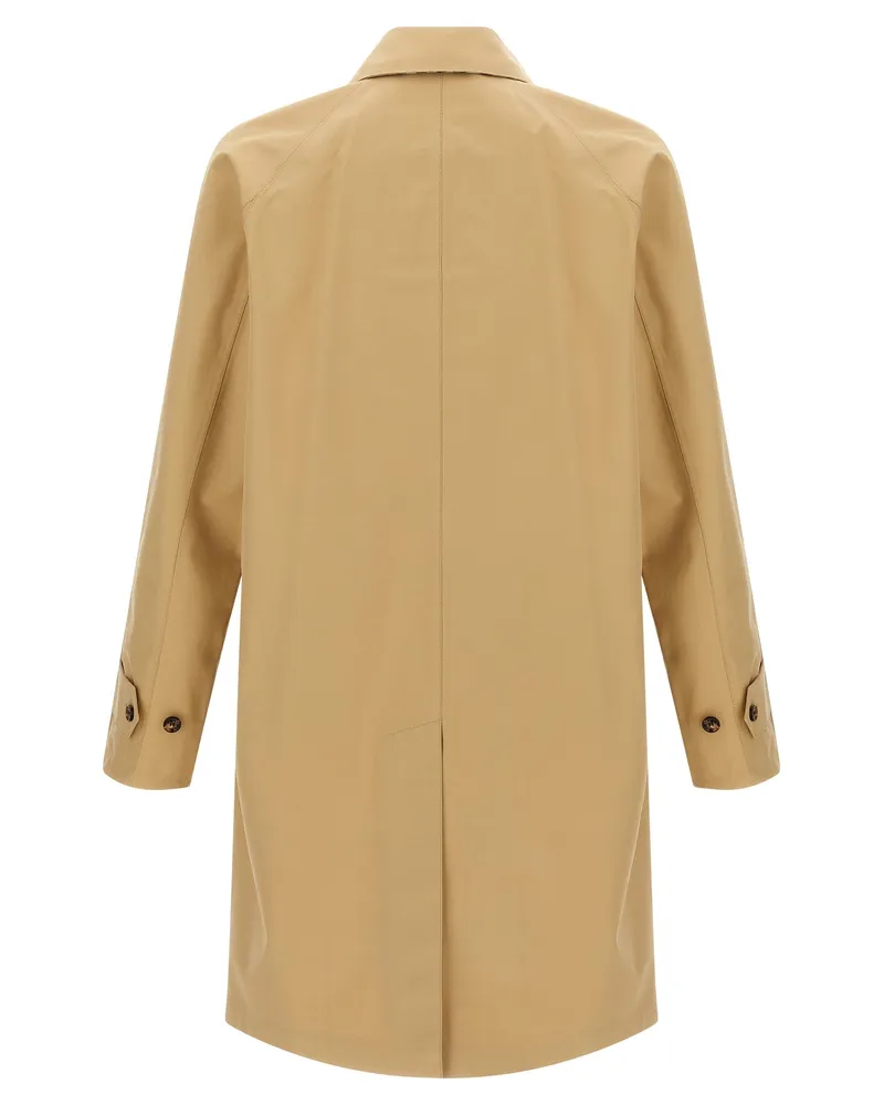 Burberry Men's Beige Cotton Coat Clothing Beige
