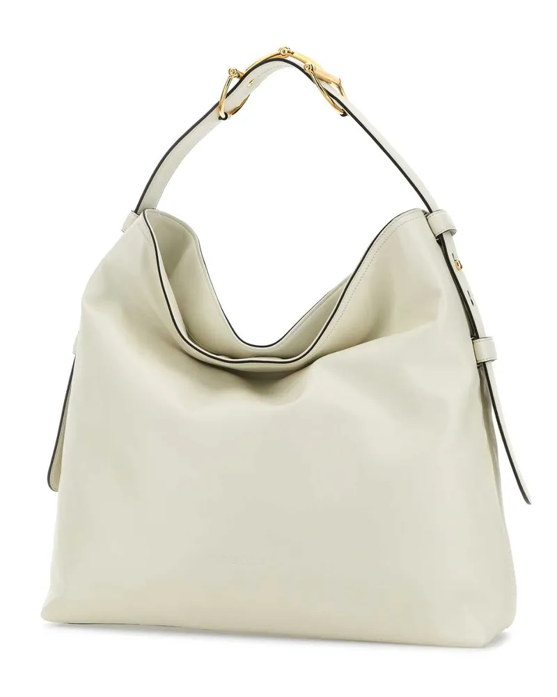 Gucci Women's White Leather Large  Beatrix Shopping Bag Dustywhite Borse A Mano White