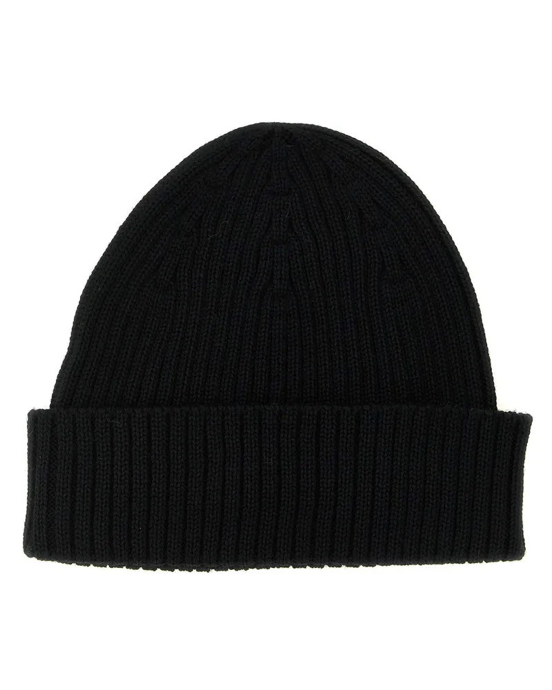 Kitsuné Beanie — Black Black