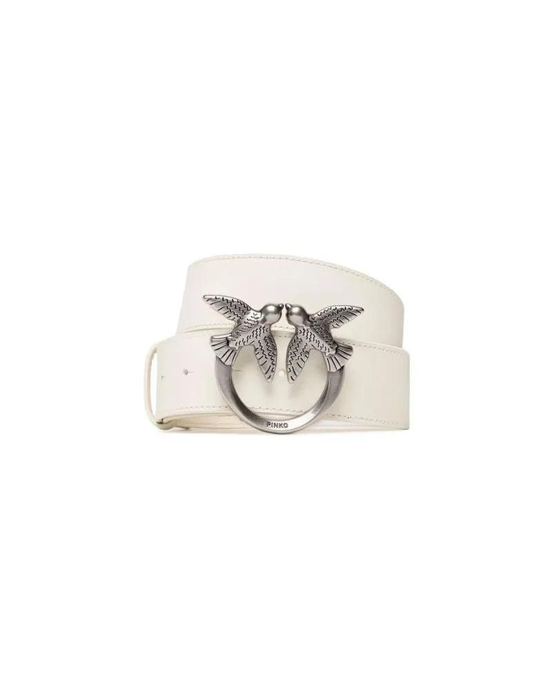 Pinko Women's Belt White Accessories White