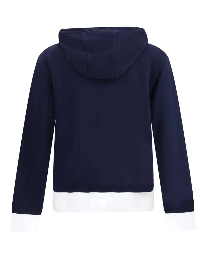 Thom Browne Men's Cotton Hoodie Navy Sweatshirts Sweater Navy