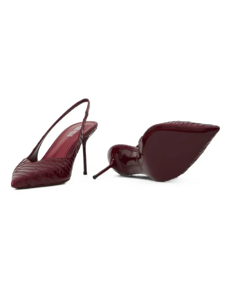 Paris Texas Slingback Heel — Burgundy Burgundy