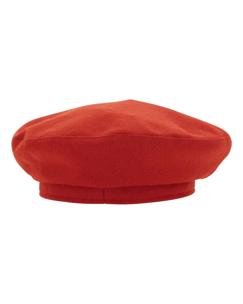 Barbour Women's Beanie, Red Wool Hat Red