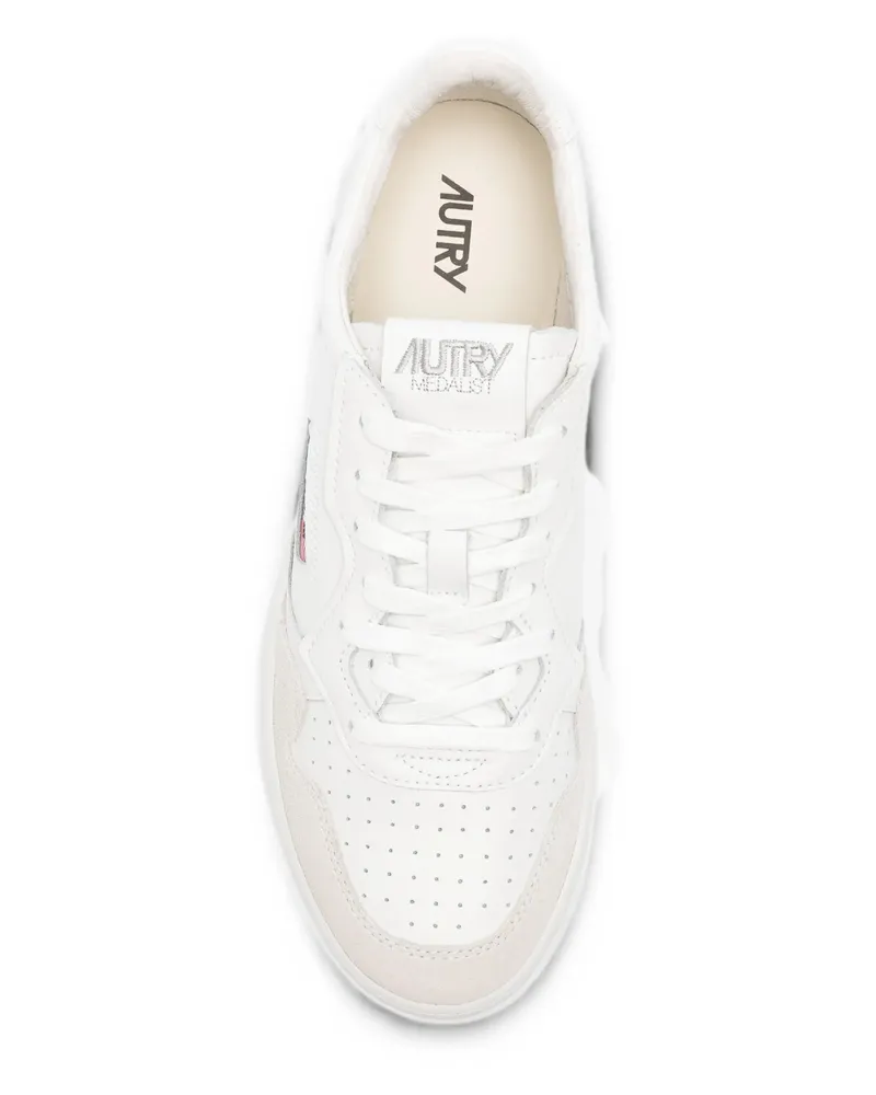 AUTRY Men's Medalist Perforated Sneakers Aw26 M White