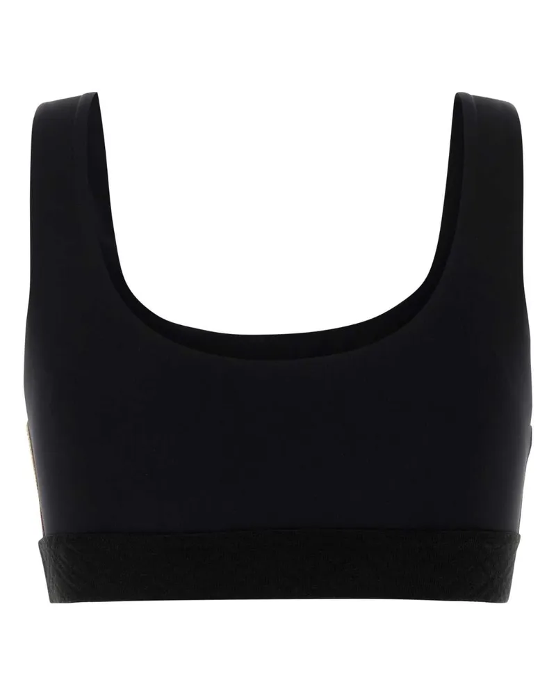 Burberry Women's Stretch Nylon Tank Top Black Elastane Tops Black