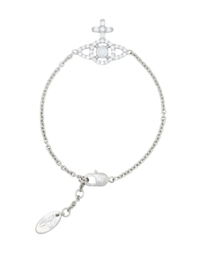 Vivienne Westwood Women's Olympia Cz Bracelet Metal Silver Jewelry-Watches Bracelets Silver