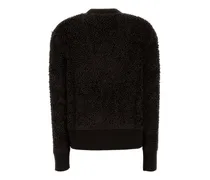Women's Dark Brown Boucle Cardigan Darkexpresso Maglieria Sweater