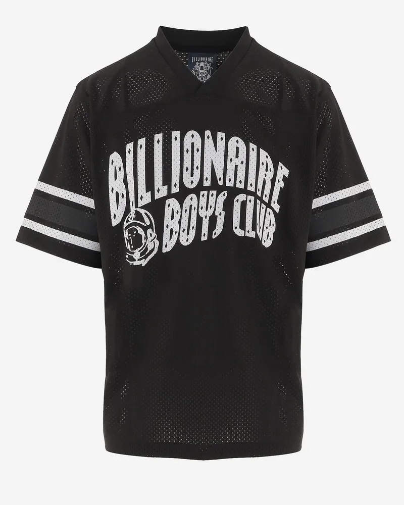 Billionaire Boys Club Perforated Logo-Print T-Shirt — Black Black