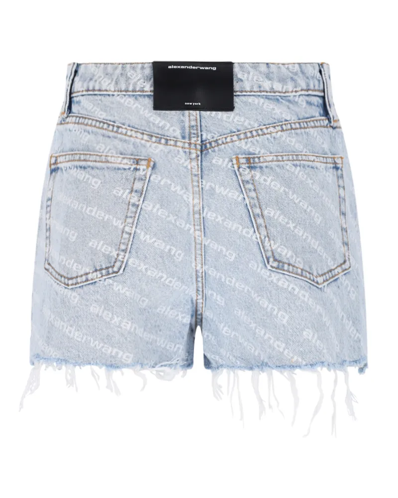 Alexander Wang Women's Jeans Grey Cotton Blue
