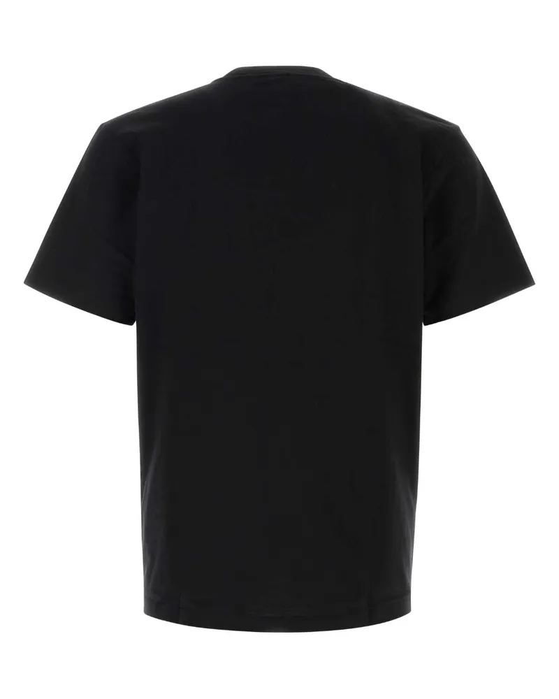 Carhartt WIP Men's Black Cotton S-S Small Heart T-Shirt Exterior: Organic T-shirts And Polos Black