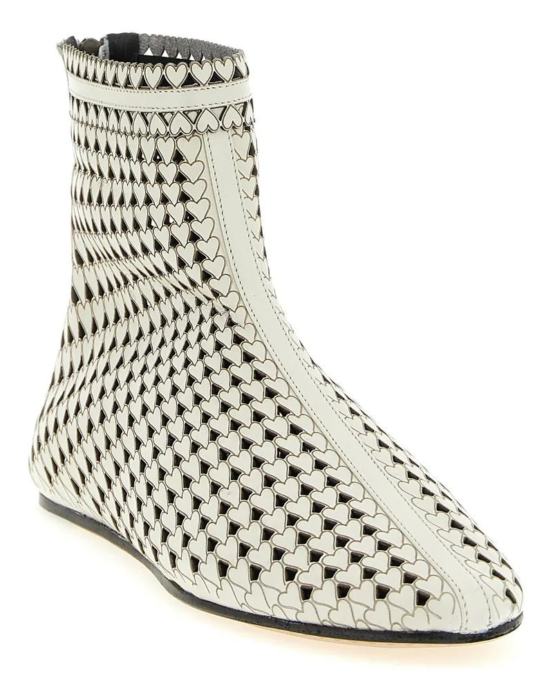 Isabel Marant Ferix Ankle Boot — Cream Cream