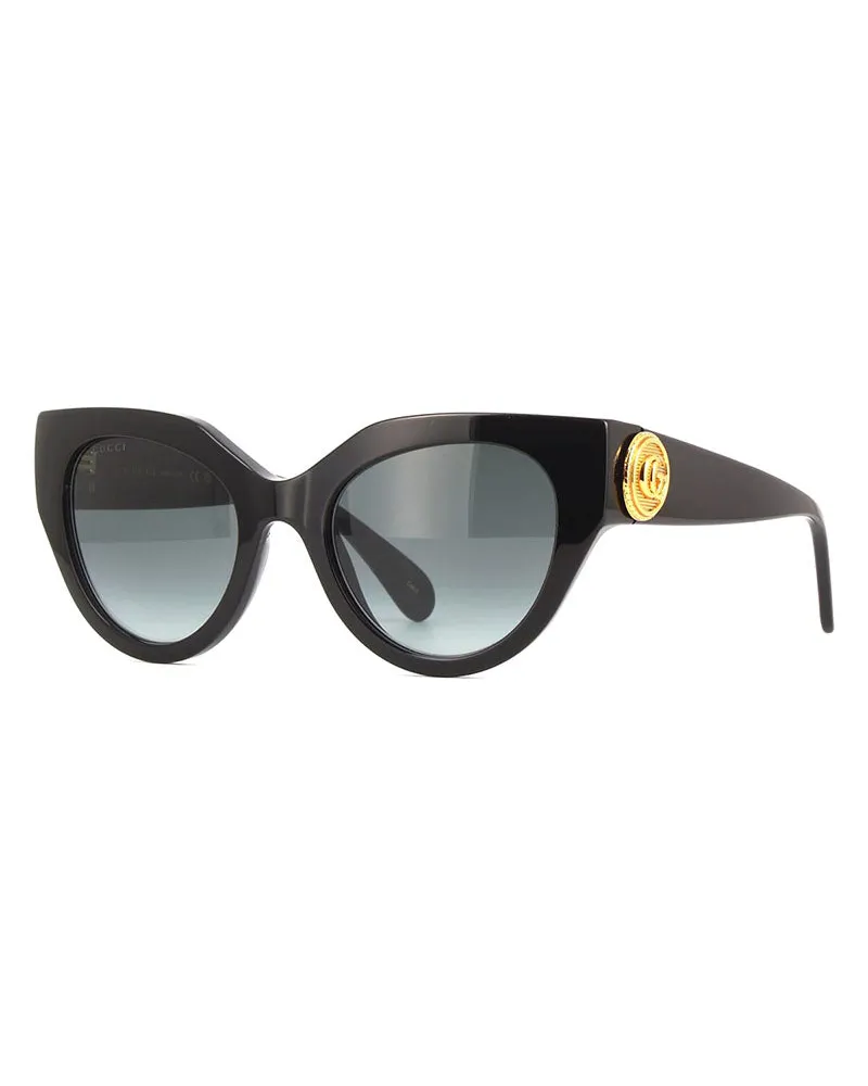 Gucci Women's , Frame And Lens Black Sunglasses Black