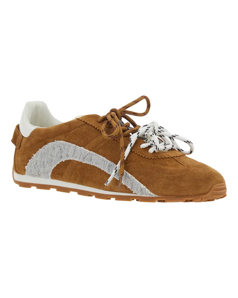 Dsquared2 Men's Sneakers Dc-642 Brown Leather Calf Trainers Brown
