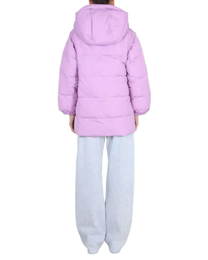 Patou Quilted Down Down Jacket — Pink Pink