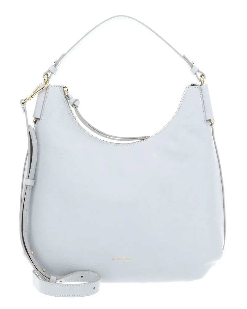Coccinelle Rebekka Leather Shoulder Bag — White White