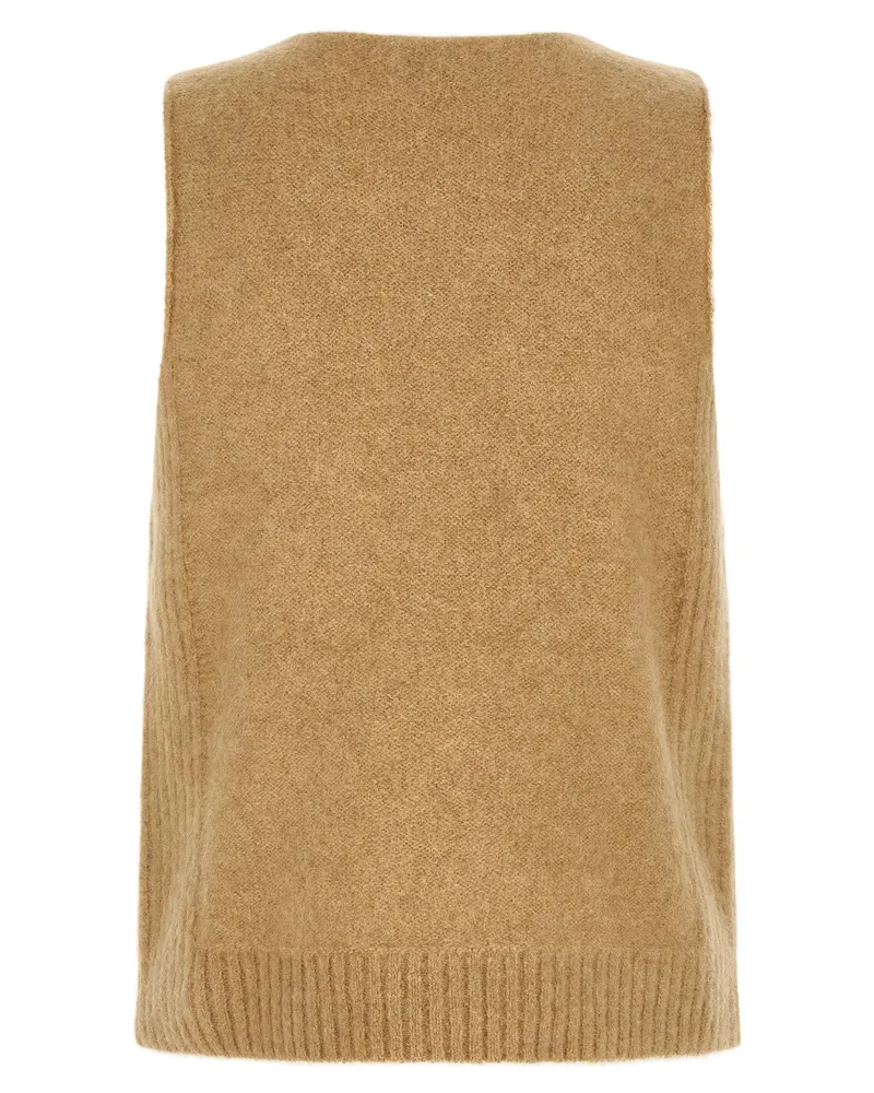 Dries van Noten Vest — Camel Camel
