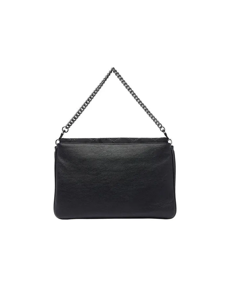 Liu Jo Quilted Polyurethane Crossbody Bag — Black Black