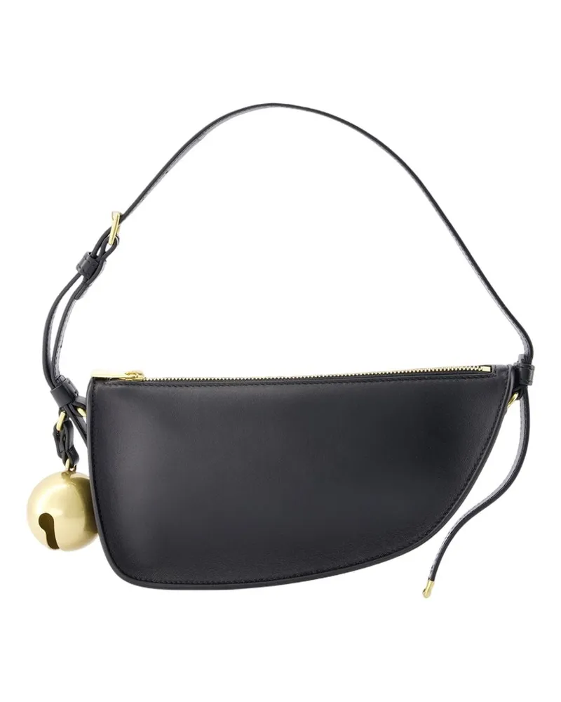 Burberry Women's Shield Sling Shoulder Bag Black Lambskin Black