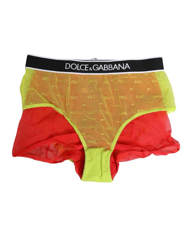 Dolce & Gabbana Women Nylon Tulle Girdle Bodysuit Multicolor Elastane Bodysuits Multicolor