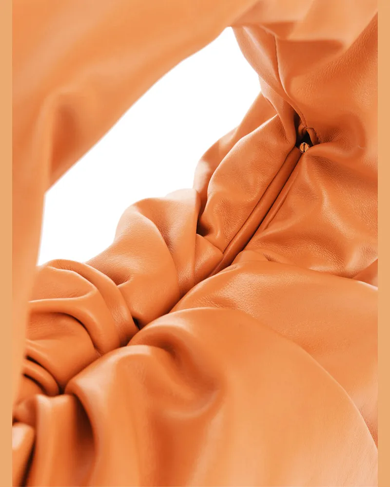 Bottega Veneta Women's The Shoulder Pouch Hobo Bag Orange Orange