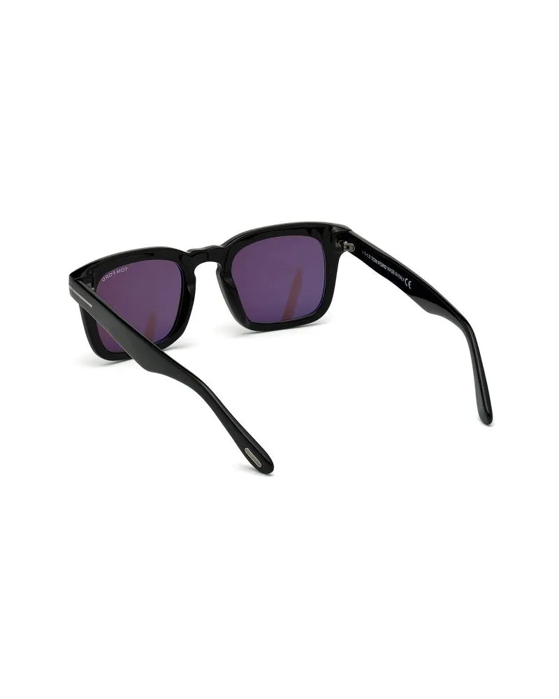Tom Ford Unisex Sunglasses Black Plastic Black