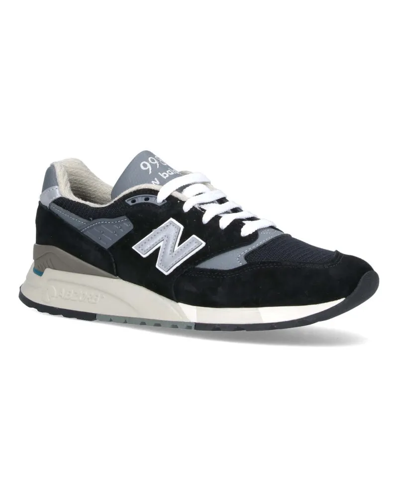 New Balance Unisex Sneakers Black Pelle Black
